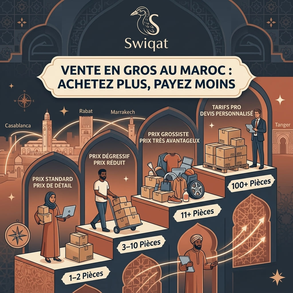 Vente en Gros au Maroc : Achetez Plus, Payez Moins
