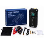 Booster de batterie voiture 4-en-1 avec compresseur 150 PSI