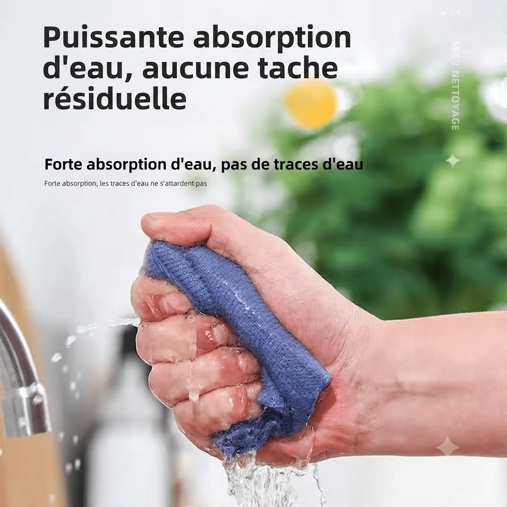 Rouleau de chiffons de nettoyage pour cuisine