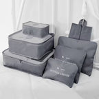 Ensemble de sacs de rangement pour vêtements de voyage 7 pièces