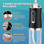 Jet dentaire haute pression pour nettoyage interdentaire