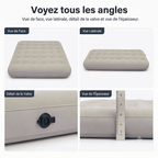 Matelas autogonflant utilisé en camping