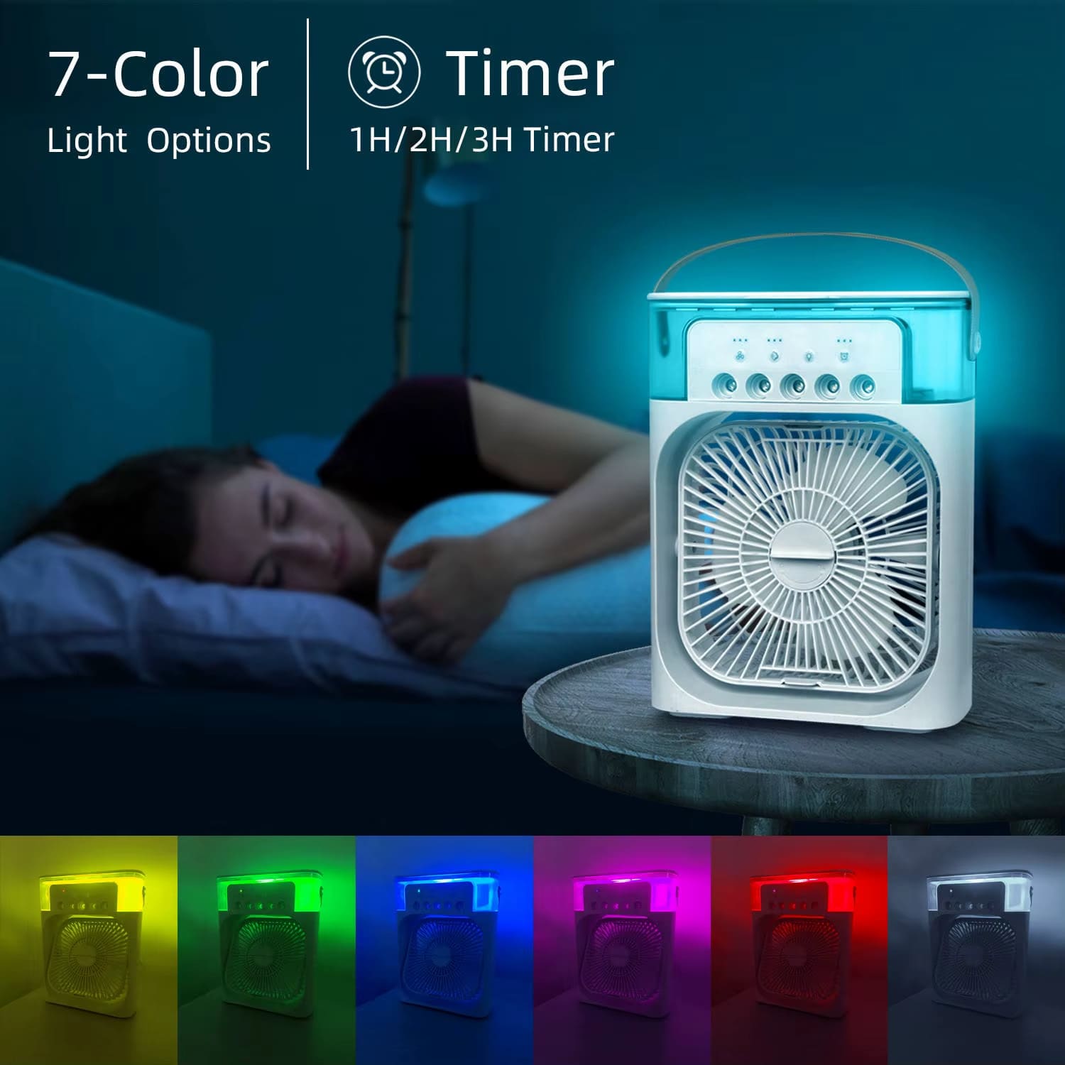 Mini climatiseur évaporatif pour bureau et maison