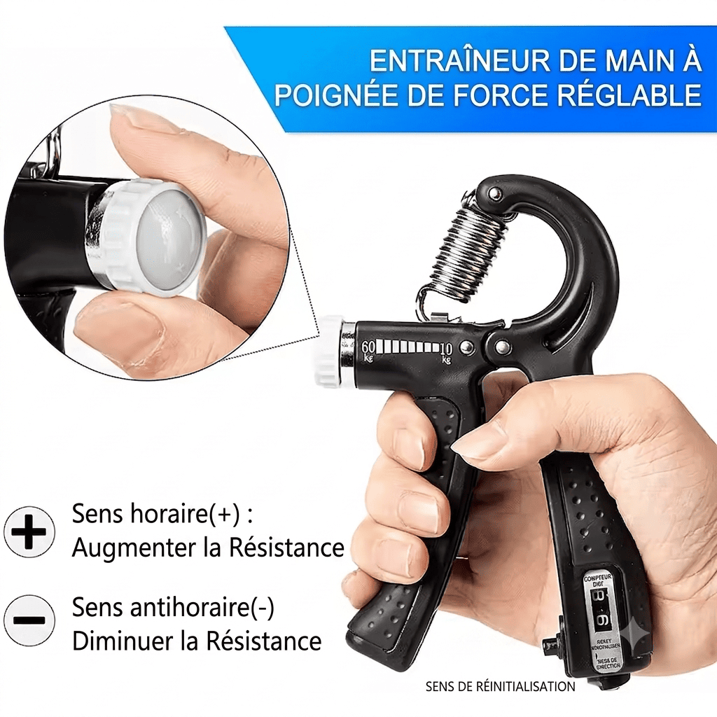 Renforceur de prise pour la main et l'avant-bras