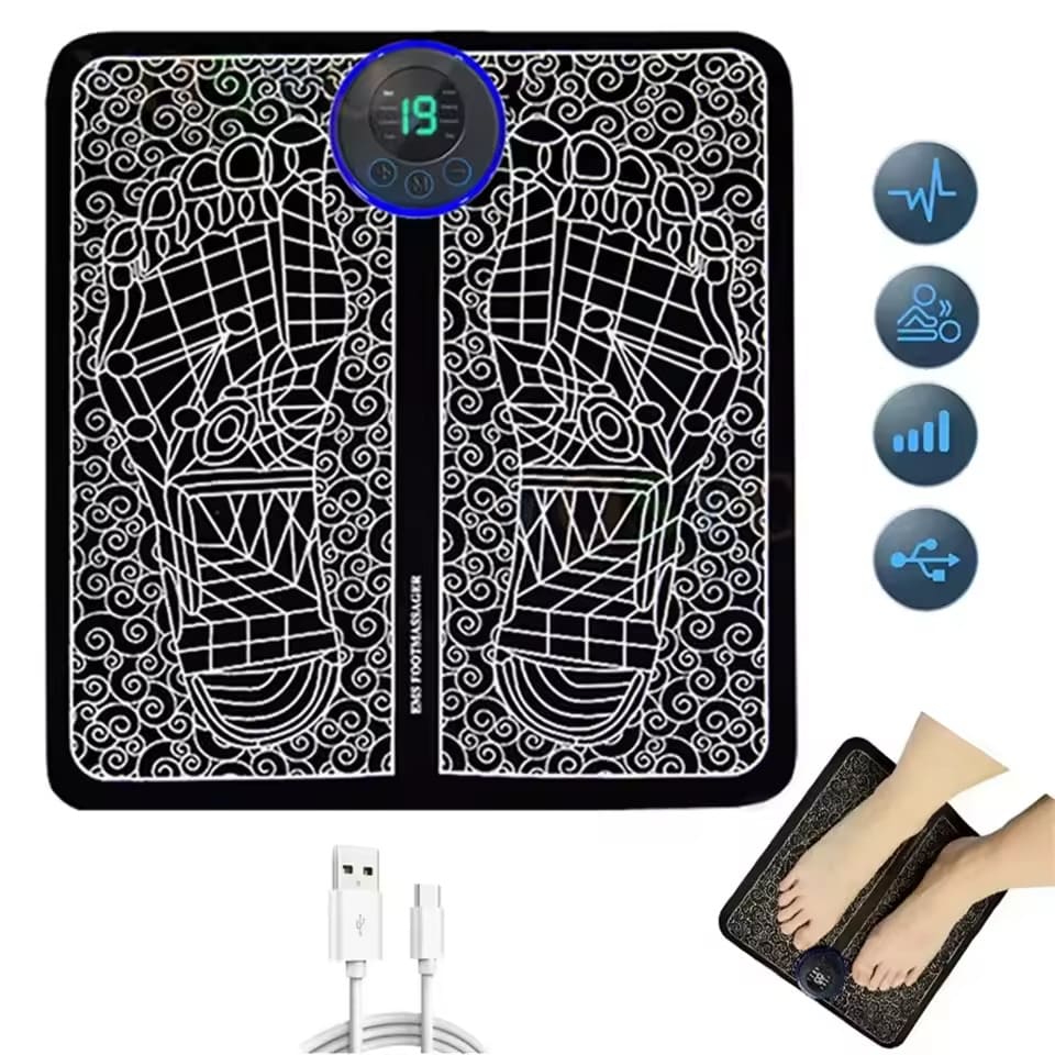 Tapis de massage EMS utilisé pour la relaxation des pieds