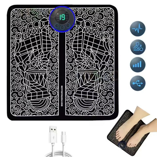 Tapis de massage EMS utilisé pour la relaxation des pieds