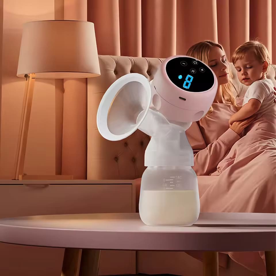 Tire-lait électrique portable utilisé pendant l'allaitement
