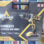 Coffret complet de la visseuse Ademix 48V avec accessoires